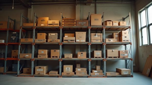 Optimiser le stockage avec des racks mi-lourds d'occasion